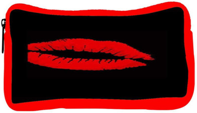 

Snoogg Eco Friendly Canvas Red Kiss Student Pen Pencil Case Coin Purse Pouch Cosmetic Makeup Bag (RED) Pouch(Multicolor)