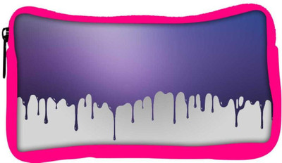 

Snoogg Eco Friendly Canvas Paint Droplets Student Pen Pencil Case Coin Purse Pouch Cosmetic Makeup Bag (PINK) Pouch(Multicolor)