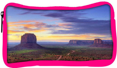 

Snoogg Eco Friendly Canvas Mountains At Evening Designer Student Pen Pencil Case Coin Purse Pouch Cosmetic Makeup Bag (PINK) Pouch(Multicolor)