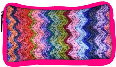 

Snoogg Eco Friendly Canvas Woollen Sewed Pattern Student Pen Pencil Case Coin Purse Pouch Cosmetic Makeup Bag (PINK) Pouch(Multicolor)