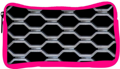 

Snoogg Eco Friendly Canvas Train Cage Designer Student Pen Pencil Case Coin Purse Pouch Cosmetic Makeup Bag (PINK) Pouch(Multicolor)