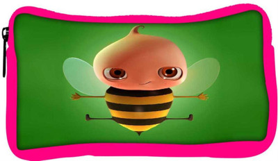 

Snoogg Eco Friendly Canvas Baby Honey Bee Designer Student Pen Pencil Case Coin Purse Pouch Cosmetic Makeup Bag (PINK) Pouch(Multicolor)