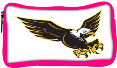 

Snoogg Eco Friendly Canvas American Bald Eagle Flying Student Pen Pencil Case Coin Purse Pouch Cosmetic Makeup Bag (PINK) Pouch(Multicolor)