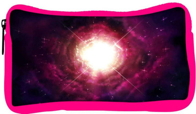 

Snoogg Eco Friendly Canvas Gateway Designer Student Pen Pencil Case Coin Purse Pouch Cosmetic Makeup Bag (PINK) Pouch(Multicolor)