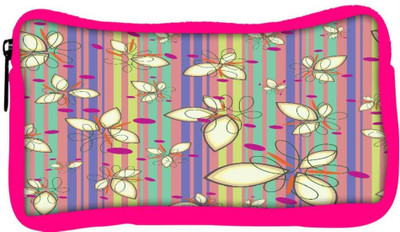 

Snoogg Eco Friendly Canvas Cream Petals Designer Student Pen Pencil Case Coin Purse Pouch Cosmetic Makeup Bag (PINK) Pouch(Multicolor)