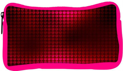 

Snoogg Eco Friendly Canvas Red Spots Designer Student Pen Pencil Case Coin Purse Pouch Cosmetic Makeup Bag (PINK) Pouch(Multicolor)