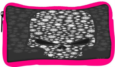 

Snoogg Eco Friendly Canvas Floral Skull Vector Student Pen Pencil Case Coin Purse Pouch Cosmetic Makeup Bag (PINK) Pouch(Multicolor)