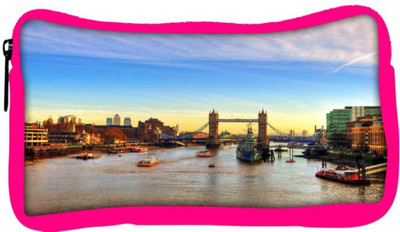 

Snoogg Eco Friendly Canvas Abstract Lake In City Designer Student Pen Pencil Case Coin Purse Pouch Cosmetic Makeup Bag (PINK) Pouch(Multicolor)