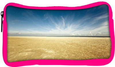 

Snoogg Eco Friendly Canvas Golden Sand Beach Designer Student Pen Pencil Case Coin Purse Pouch Cosmetic Makeup Bag (PINK) Pouch(Multicolor)