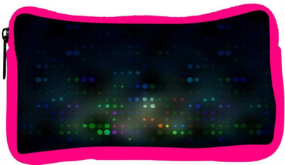 

Snoogg Eco Friendly Canvas Blurred Dots Designer Student Pen Pencil Case Coin Purse Pouch Cosmetic Makeup Bag (PINK) Pouch(Multicolor)
