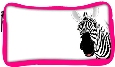 

Snoogg Eco Friendly Canvas Funny Zebra Designer Student Pen Pencil Case Coin Purse Pouch Cosmetic Makeup Bag (PINK) Pouch(Multicolor)