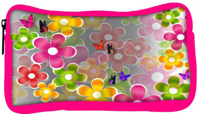 

Snoogg Eco Friendly Canvas Multicolored Daisies And Butterflies 2663 Student Pen Pencil Case Coin Purse Pouch Cosmetic Makeup Bag (PINK) Pouch(Multicolor)