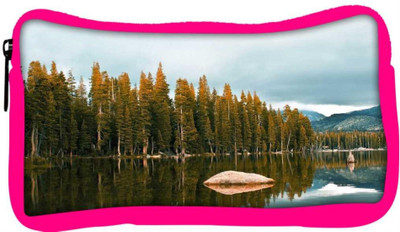 

Snoogg Eco Friendly Canvas Rock In The River Designer Student Pen Pencil Case Coin Purse Pouch Cosmetic Makeup Bag (PINK) Pouch(Multicolor)
