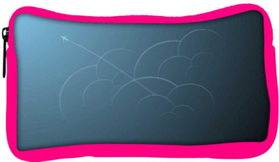 

Snoogg Eco Friendly Canvas Flying Plane Designer Student Pen Pencil Case Coin Purse Pouch Cosmetic Makeup Bag (PINK) Pouch(Multicolor)