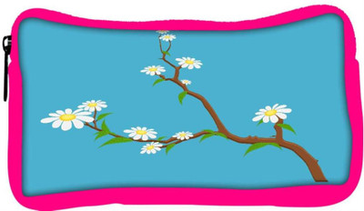 

Snoogg Eco Friendly Canvas White Flowers Branches Student Pen Pencil Case Coin Purse Pouch Cosmetic Makeup Bag (PINK) Pouch(Multicolor)