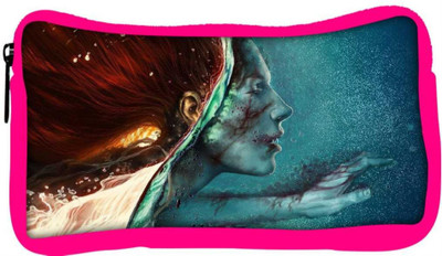 

Snoogg Eco Friendly Canvas Zombie Red Head Designer Student Pen Pencil Case Coin Purse Pouch Cosmetic Makeup Bag (PINK) Pouch(Multicolor)