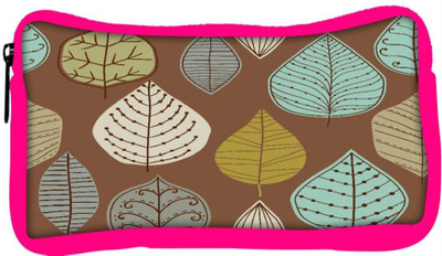 

Snoogg Eco Friendly Canvas Colorful Leaves Brown Designer Student Pen Pencil Case Coin Purse Pouch Cosmetic Makeup Bag (PINK) Pouch(Multicolor)