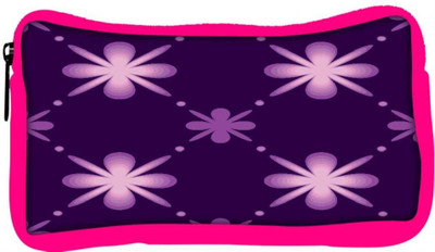 

Snoogg Eco Friendly Canvas Floral Purple Pattern Designer Student Pen Pencil Case Coin Purse Pouch Cosmetic Makeup Bag (PINK) Pouch(Multicolor)