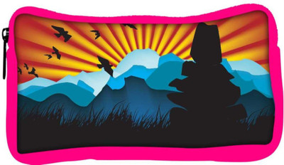 

Snoogg Eco Friendly Canvas Beautiful Landscape Background Student Pen Pencil Case Coin Purse Pouch Cosmetic Makeup Bag (PINK) Pouch(Multicolor)