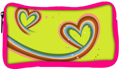 

Snoogg Eco Friendly Canvas Abstract Valentine Hearts Designer Student Pen Pencil Case Coin Purse Pouch Cosmetic Makeup Bag (PINK) Pouch(Multicolor)