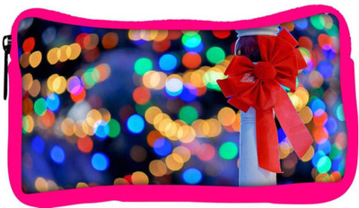 

Snoogg Eco Friendly Canvas Red Ribbon On A Pole Designer Student Pen Pencil Case Coin Purse Pouch Cosmetic Makeup Bag (PINK) Pouch(Multicolor)