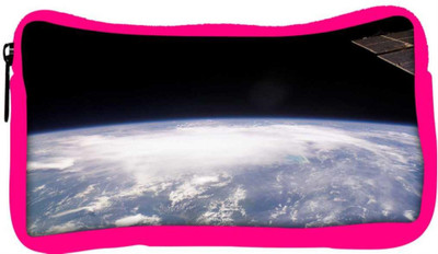 

Snoogg Eco Friendly Canvas Blue Earth Designer Student Pen Pencil Case Coin Purse Pouch Cosmetic Makeup Bag (PINK) Pouch(Multicolor)