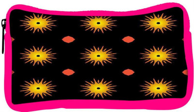 

Snoogg Eco Friendly Canvas Sparkling Small Sun Designer Student Pen Pencil Case Coin Purse Pouch Cosmetic Makeup Bag (PINK) Pouch(Multicolor)