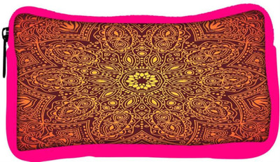 

Snoogg Eco Friendly Canvas Ornamental Lace Pattern Student Pen Pencil Case Coin Purse Pouch Cosmetic Makeup Bag (PINK) Pouch(Multicolor)
