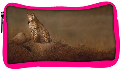 

Snoogg Eco Friendly Canvas Leopard Designer Student Pen Pencil Case Coin Purse Pouch Cosmetic Makeup Bag (PINK) Pouch(Multicolor)