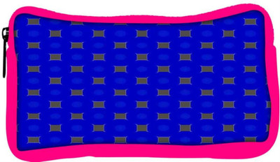 

Snoogg Eco Friendly Canvas Golden Blocks Blue Pattern Designer Student Pen Pencil Case Coin Purse Pouch Cosmetic Makeup Bag (PINK) Pouch(Multicolor)