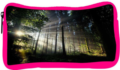 

Snoogg Eco Friendly Canvas Abstract Tall Trees Designer Student Pen Pencil Case Coin Purse Pouch Cosmetic Makeup Bag (PINK) Pouch(Multicolor)