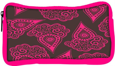 

Snoogg Eco Friendly Canvas Brown Pattern Designer Student Pen Pencil Case Coin Purse Pouch Cosmetic Makeup Bag (PINK) Pouch(Multicolor)