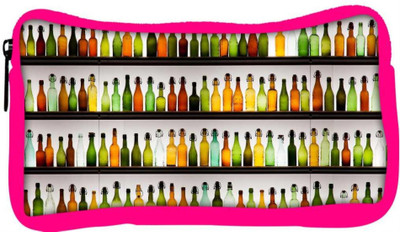 

Snoogg Eco Friendly Canvas Shelf Of Bottles Designer Student Pen Pencil Case Coin Purse Pouch Cosmetic Makeup Bag (PINK) Pouch(Multicolor)