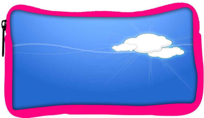 

Snoogg Eco Friendly Canvas White Clouds Designer Student Pen Pencil Case Coin Purse Pouch Cosmetic Makeup Bag (PINK) Pouch(Multicolor)