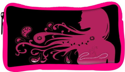 

Snoogg Eco Friendly Canvas Floral Girl Designer Student Pen Pencil Case Coin Purse Pouch Cosmetic Makeup Bag (PINK) Pouch(Multicolor)