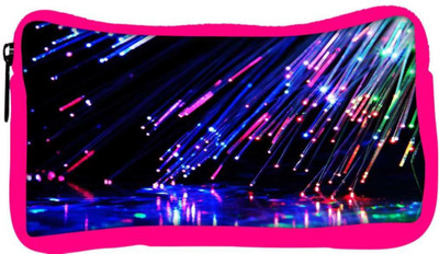 

Snoogg Eco Friendly Canvas Fiber Optics Student Pen Pencil Case Coin Purse Pouch Cosmetic Makeup Bag (PINK) Pouch(Multicolor)