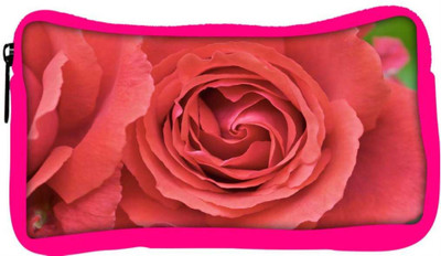 

Snoogg Eco Friendly Canvas Red Roses Designer Student Pen Pencil Case Coin Purse Pouch Cosmetic Makeup Bag (PINK) Pouch(Multicolor)
