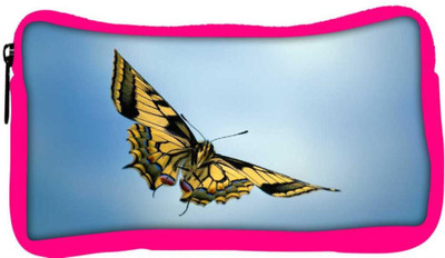 

Snoogg Eco Friendly Canvas Dragon Butterfly Designer Student Pen Pencil Case Coin Purse Pouch Cosmetic Makeup Bag (PINK) Pouch(Multicolor)