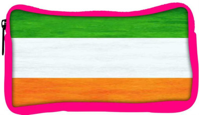 

Snoogg Eco Friendly Canvas Flag Student Pen Pencil Case Coin Purse Pouch Cosmetic Makeup Bag (PINK) Pouch(Multicolor)