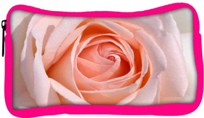 

Snoogg Eco Friendly Canvas Cream Rose Designer Student Pen Pencil Case Coin Purse Pouch Cosmetic Makeup Bag (PINK) Pouch(Multicolor)