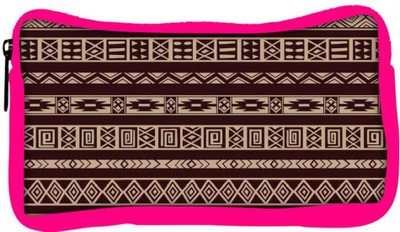 

Snoogg Eco Friendly Canvas Brown Aztec Pattern Student Pen Pencil Case Coin Purse Pouch Cosmetic Makeup Bag (PINK) Pouch(Multicolor)