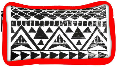 

Snoogg Eco Friendly Canvas Sketch Aztec Student Pen Pencil Case Coin Purse Pouch Cosmetic Makeup Bag (RED) Pouch(Multicolor)