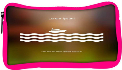 

Snoogg Eco Friendly Canvas Stylized Cruise Liner And Waves Student Pen Pencil Case Coin Purse Pouch Cosmetic Makeup Bag (PINK) Pouch(Multicolor)
