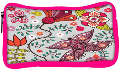 

Snoogg Eco Friendly Canvas Seamless Pattern With Butterflies And Flowers Student Pen Pencil Case Coin Purse Pouch Cosmetic Makeup Bag (PINK) Pouch(Multicolor)