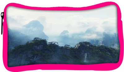 

Snoogg Eco Friendly Canvas Himalaya Vision Student Pen Pencil Case Coin Purse Pouch Cosmetic Makeup Bag (PINK) Pouch(Multicolor)