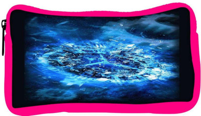 

Snoogg Eco Friendly Canvas Shattered Clock 2693 Student Pen Pencil Case Coin Purse Pouch Cosmetic Makeup Bag (PINK) Pouch(Multicolor)