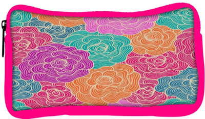

Snoogg Eco Friendly Canvas Seamless Hand Drawn Waves Texture Student Pen Pencil Case Coin Purse Pouch Cosmetic Makeup Bag (PINK) Pouch(Multicolor)