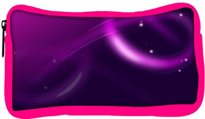 

Snoogg Eco Friendly Canvas Neon Purple Design Designer Student Pen Pencil Case Coin Purse Pouch Cosmetic Makeup Bag (PINK) Pouch(Multicolor)