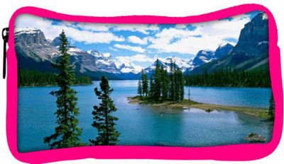 

Snoogg Eco Friendly Canvas Christmas Trees And River Designer Student Pen Pencil Case Coin Purse Pouch Cosmetic Makeup Bag (PINK) Pouch(Multicolor)