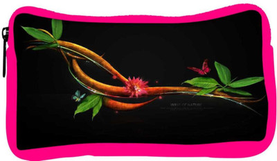 

Snoogg Eco Friendly Canvas Abstract Tree Branch Designer Student Pen Pencil Case Coin Purse Pouch Cosmetic Makeup Bag (PINK) Pouch(Multicolor)